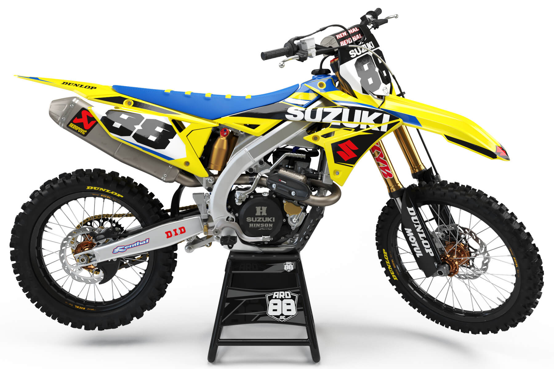 Dekalkit Suzuki Team Yellow
