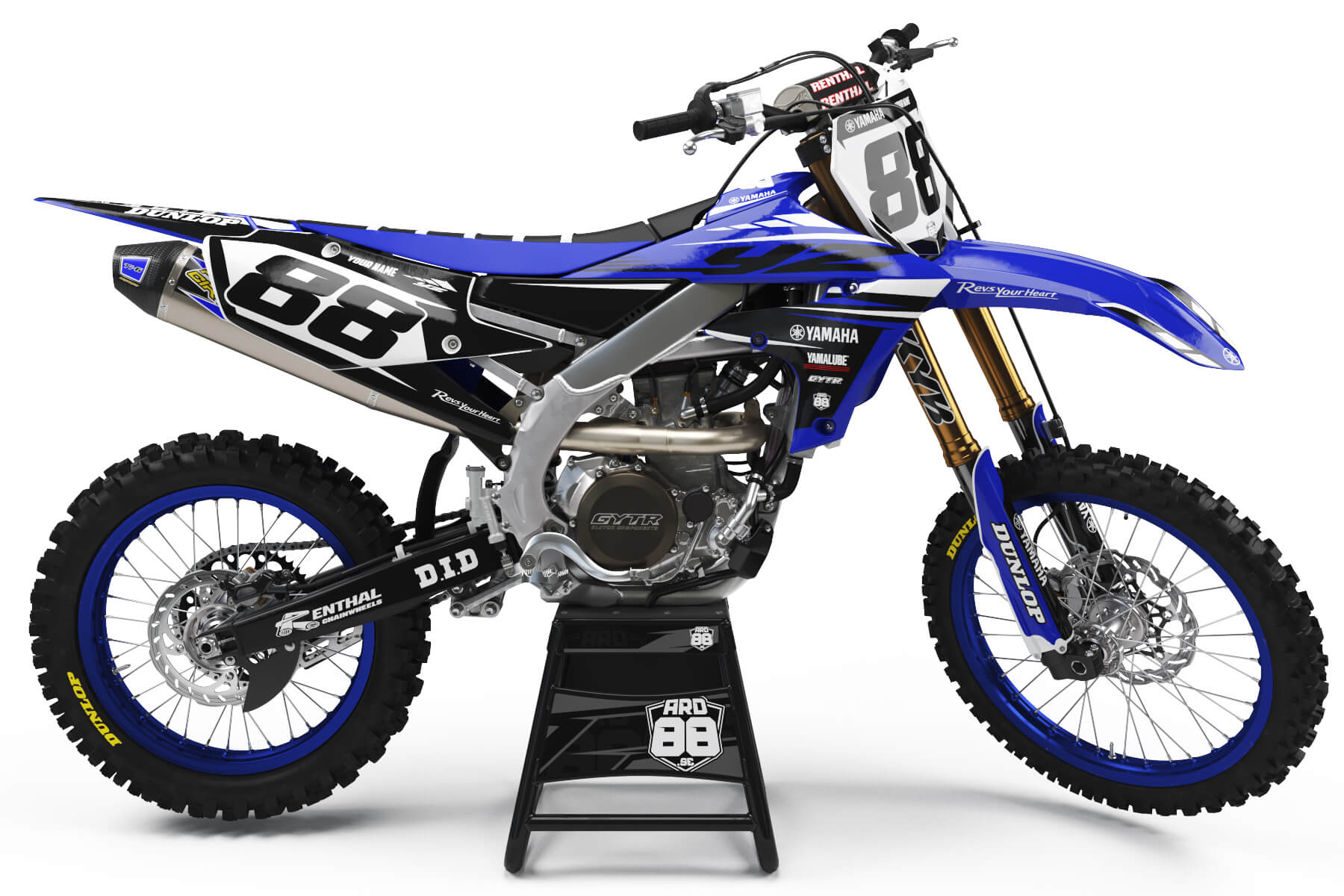 Dekalkit Yamaha Factory Blue